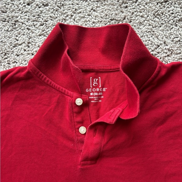 George Vibrant Red Collared Shirt - Picture 1 of 4